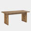 Bureau de direction 63 po en bois massif avec grand plateau
