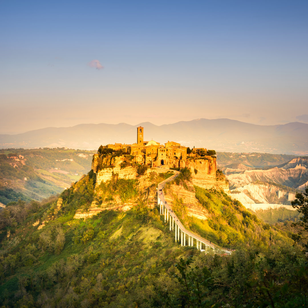 Leinwandbild Civita Di Bagnoregio, Italy by Stevanzz