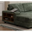 Canapé convertible combiné en forme de U, tissu velours côtelé, canapé moderne confortable de grande taille à 4 places, fauteuil double salon-118045880