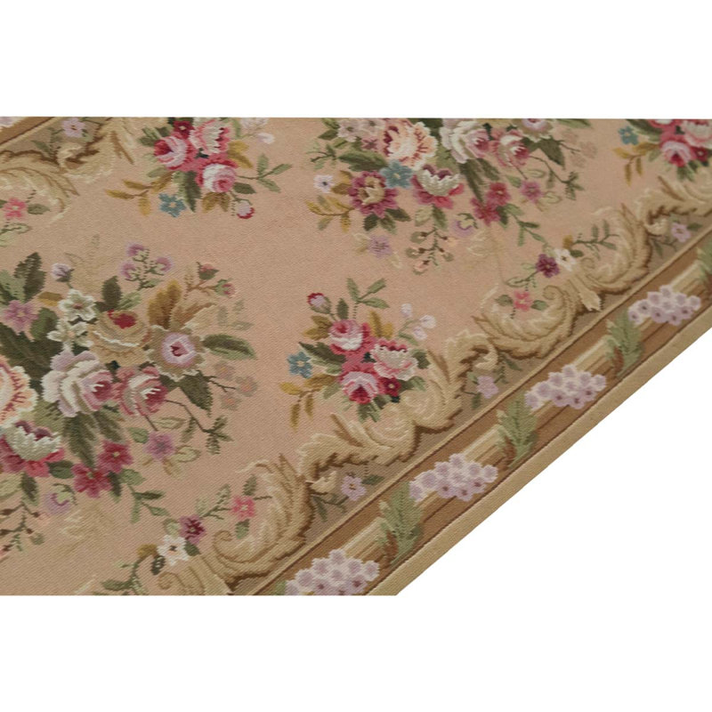Hand Knotted Wool Floral Area Rug