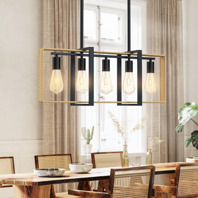 Kitchen Island Light, 5-Light Adjustable