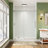 Pistis 56" - 60" W x 76" H Single Sliding Frameless Shower Door-91982593