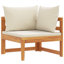 Chaise de patio avec coussins Bimla