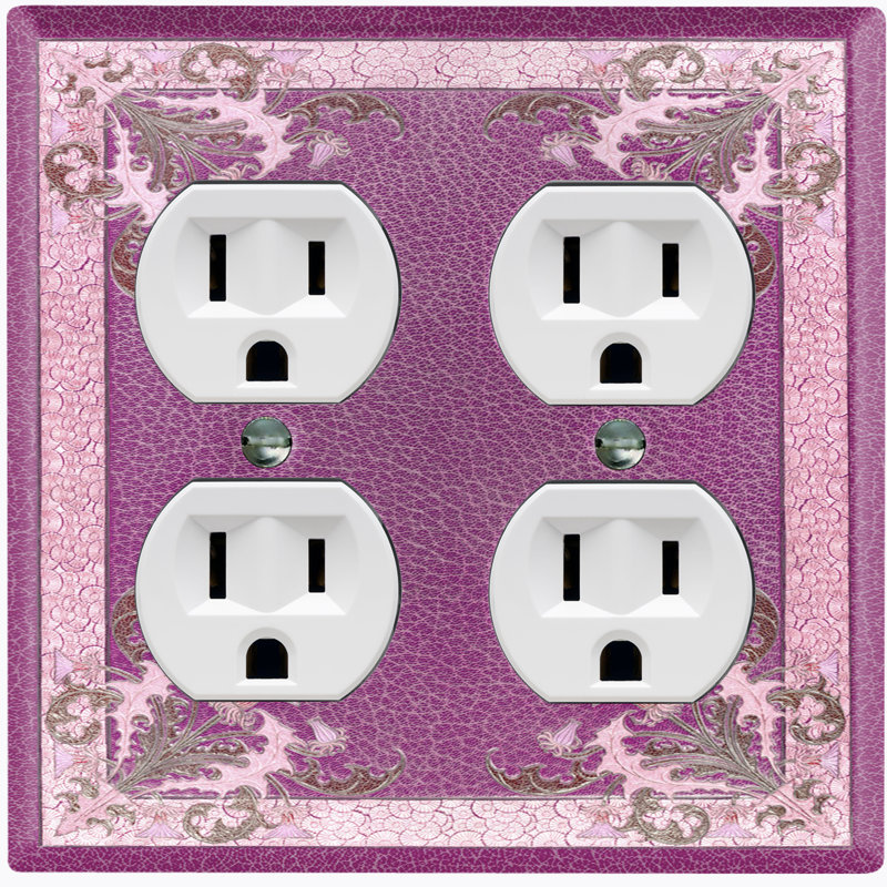 Landscape & Nature Themed 2 - Gang Duplex Outlet Standard Wall Plate