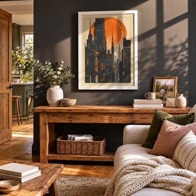 Skyline Art Deco - Framed Print