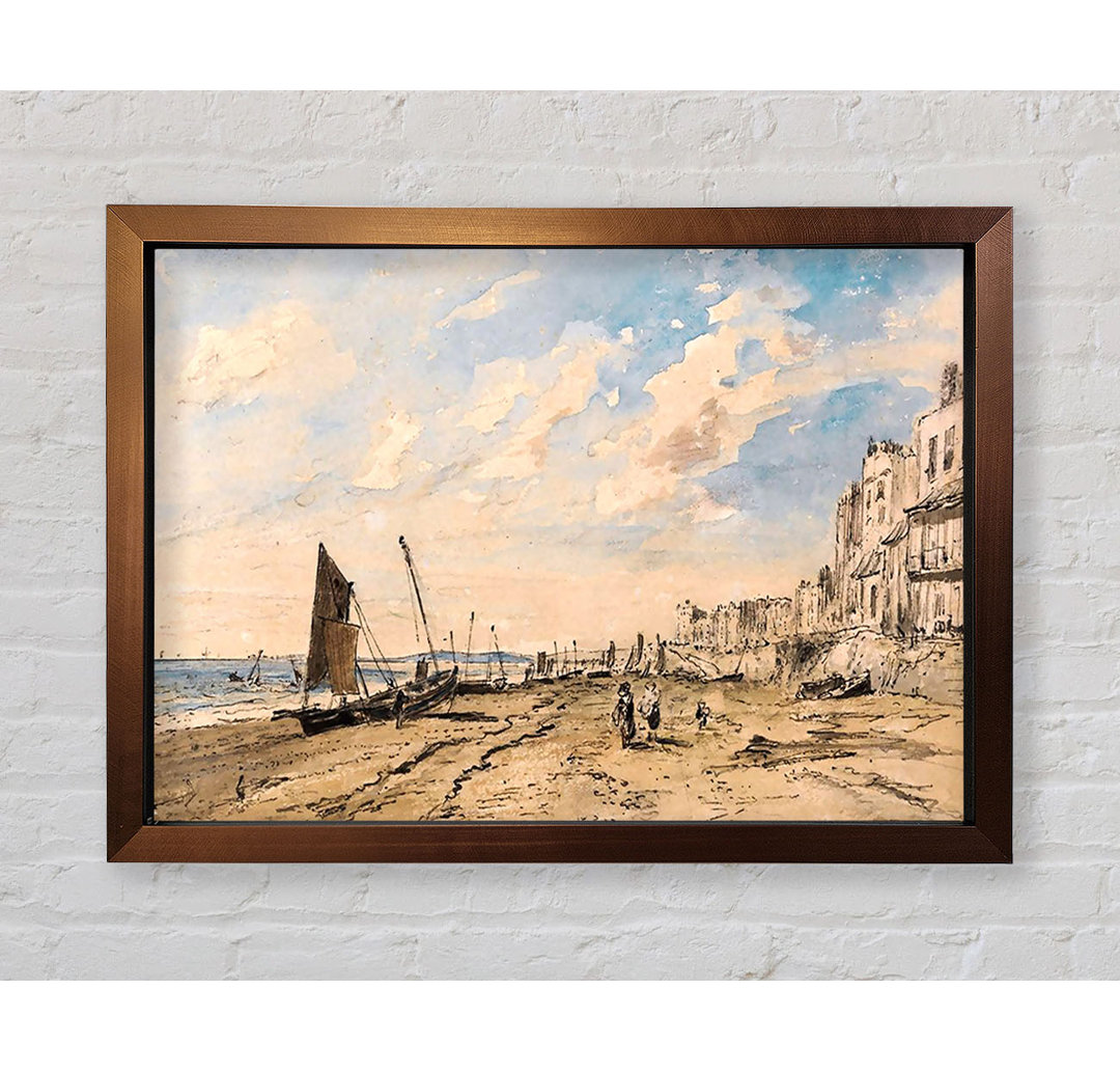 Gerahmtes Wandbild Constable Brighton Beach