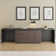 Shelbee Modern Home Office Extendable Desk Up to 135'' with Storage Cabinet and Drawers