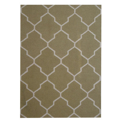Wool Geometric Indoor Rug