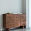 Armoire d'entrée rétro et minimaliste
