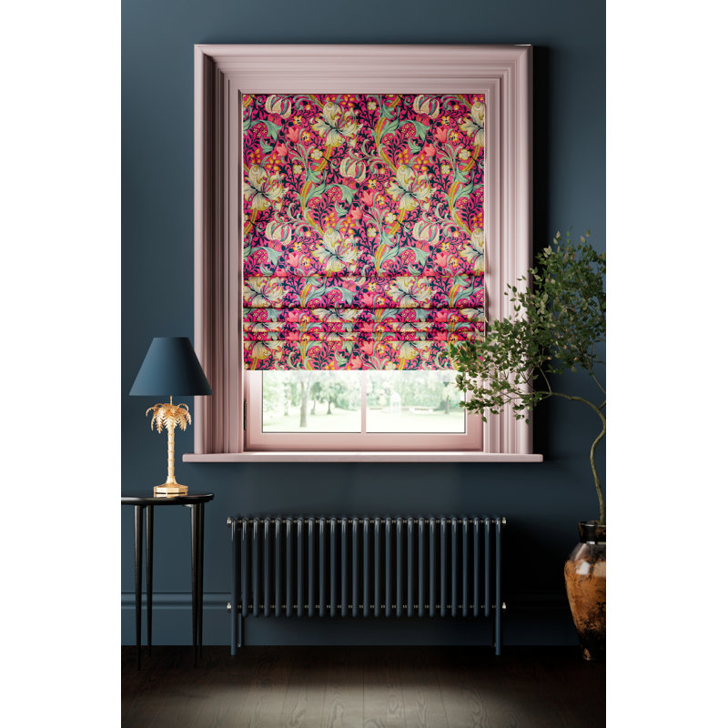 Golden Lily Fabric, Serotonin Pink