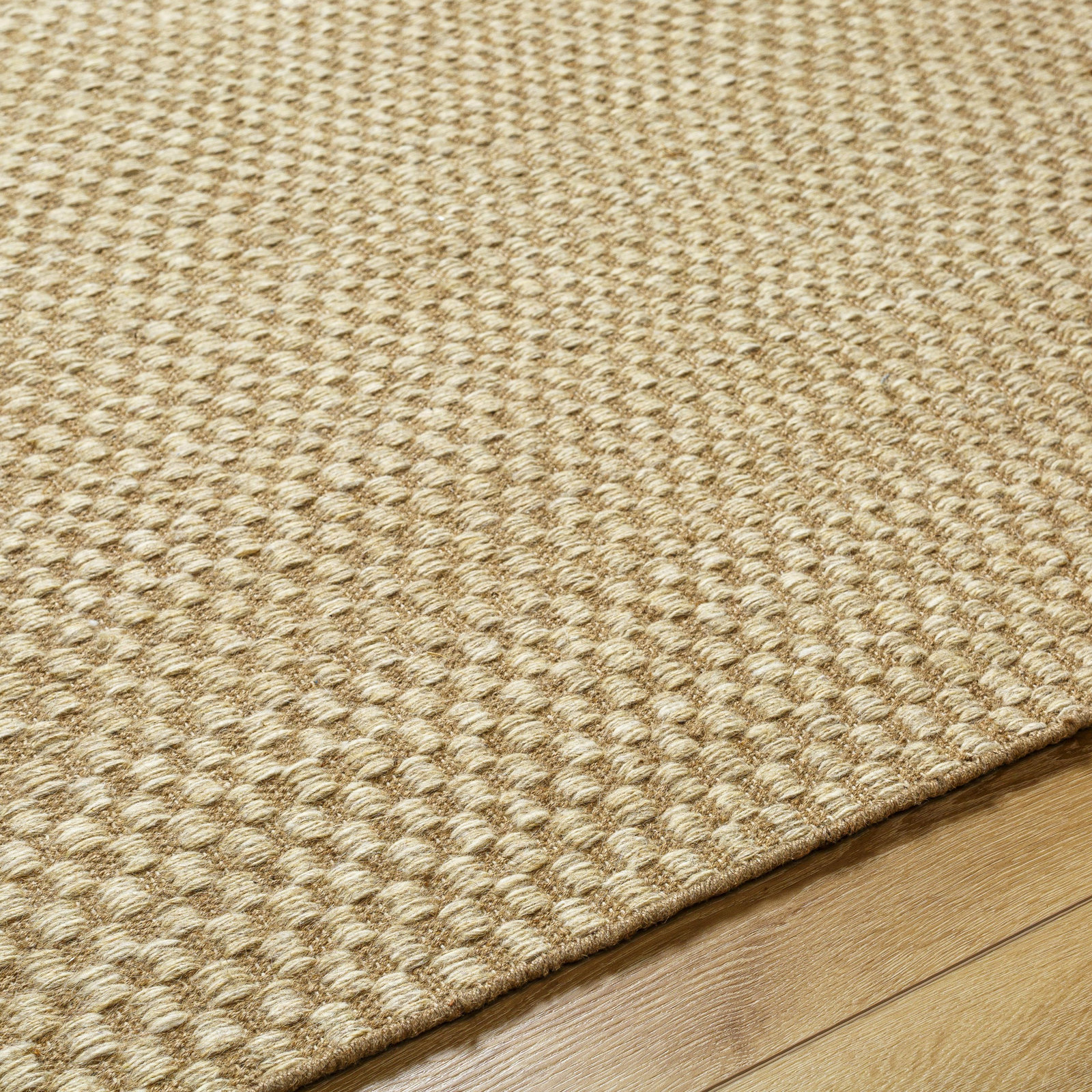 Hand-Woven Checkered Rug, Rectangle 2' x 3'