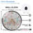 Gingerbread-House-Clock-With-Winter-Scene Art - 12'' Modern Glass Wall Clock