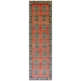 Vintage Turkish Village Rugs One-of-a-Kind Runner 4'7" X 15'1" Area Rug