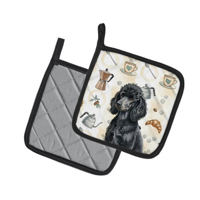 Paire de porte-cafetières standard noir