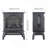 18" 3D Flame Electric Infrared Quartz Fireplace Stove With Remote Control