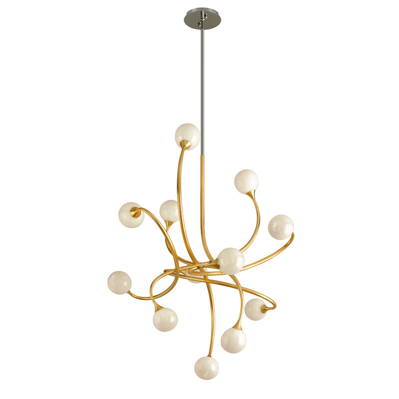 Lustre linéaire moderne 12 lumières Signature