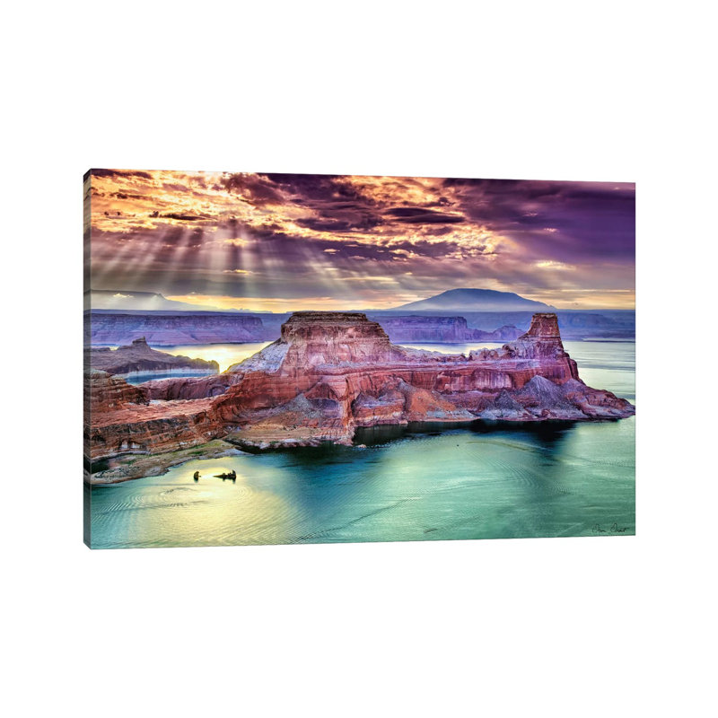 Lake Canyon View II by David Drost - Wrapped Canvas Print, 20.32 cm H x 30.48 cm W