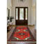 Tapis rouge en coton et polyester Mattis-78272320