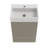 Striped Bathroom Vanity with Ceramic Sink-1278697930