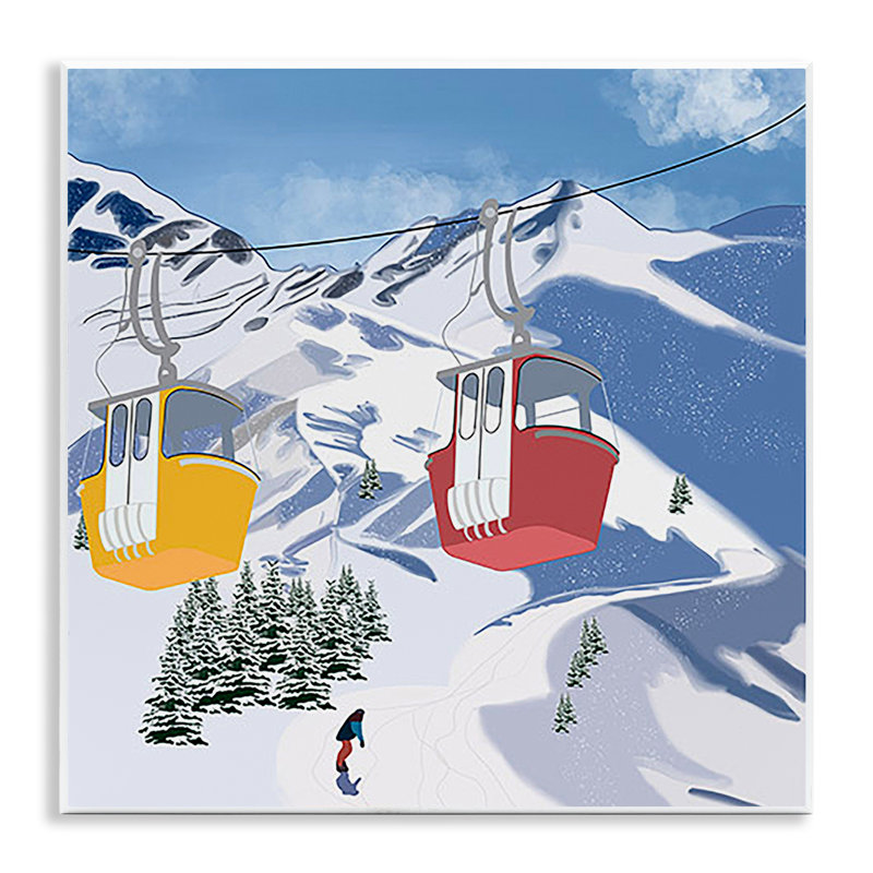  «Ski Lift over Vast Mountain» par Ashley Singleton