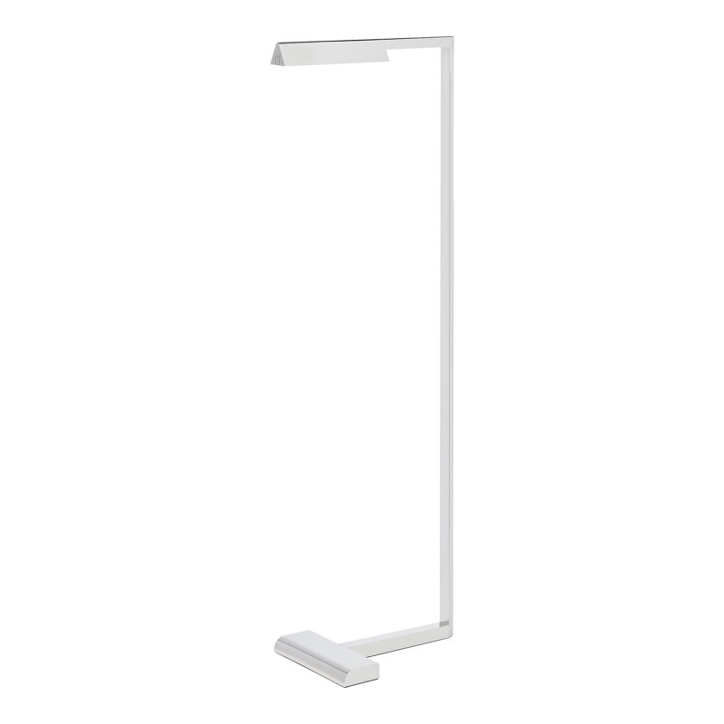 Sean Lavin Dessau Floor Lamp, Polished Nickel, 46"