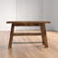 Console en bois massif 50 po Koichiro