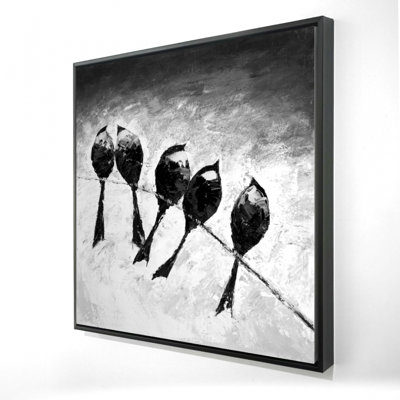 «Cinq oiseaux perchés»