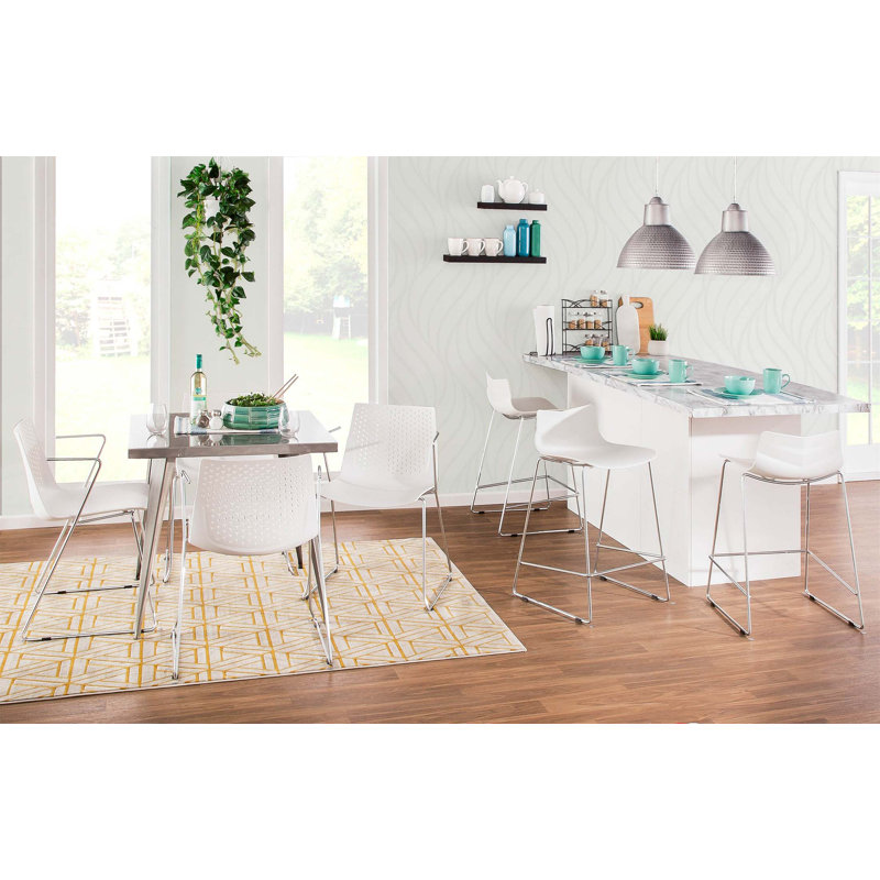 Chaise Matcha par LumiSource - ensemble de 2, Blanc