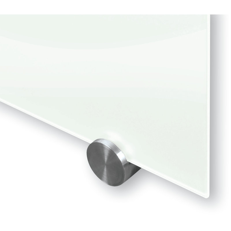 Tableau effaçable mural en verre Visionary, Blanc, H 18 po x L 24 po