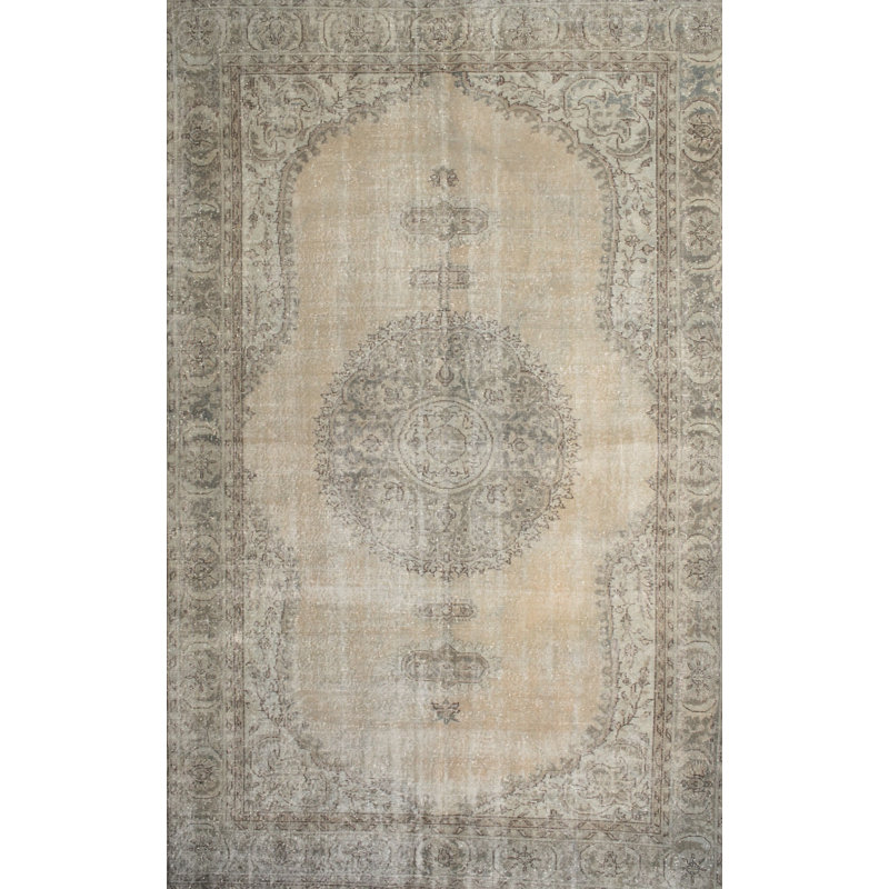 Tapis contemporain gris, Rectangle 2 pi x 3 pi