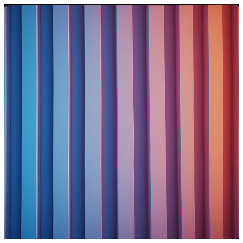 Blue Pink Vertical Stripes Bedding Stripes Bedspread Pattern, Twin