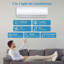 Climatiseur divisé 24000BTU 21 SEER2 208-230V R32 activé par le WiFi, écoénergétique, minuterie 24 heures, mode automatique, mode veille intelligente