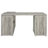 Tona Grey Driftwood 3-Drawer L-Shape Desk-1365659962