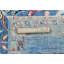 Tapis oriental moderne bleu unique 3 x 5 One-of-a-Kind
