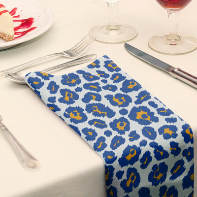 Cotton Animal Print Square Napkin