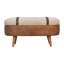 Boucle Upholstered Storage Bench