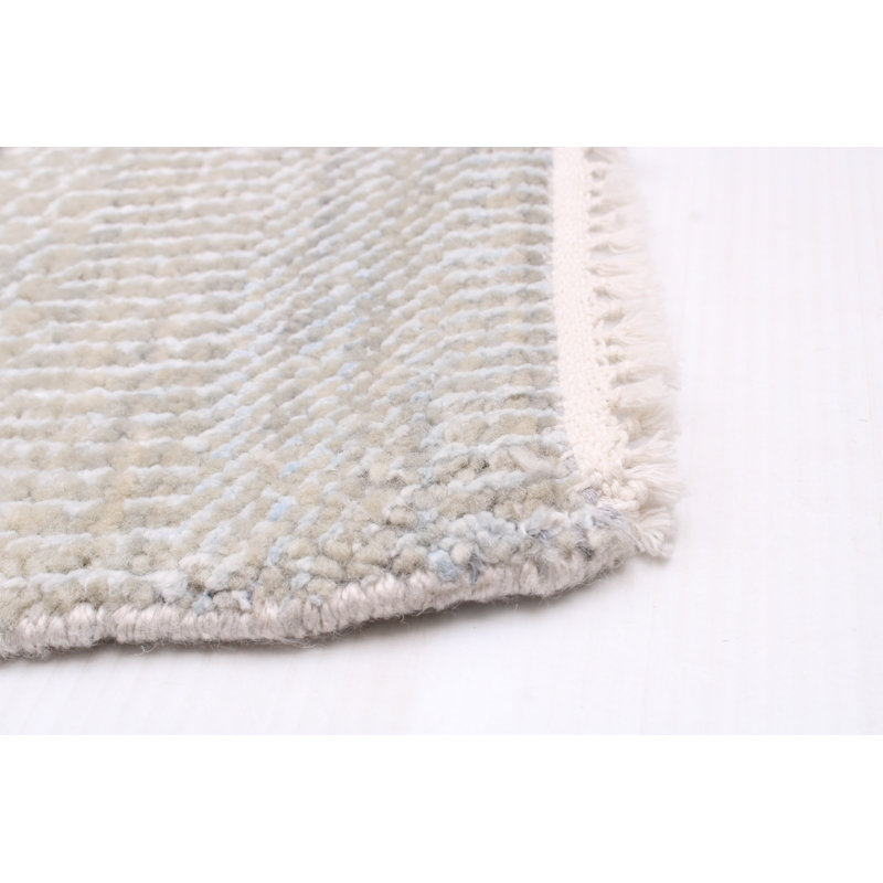 One-of-a-Kind Rectangle 8' x 10' New Age Rectangle Wool Area Rug in