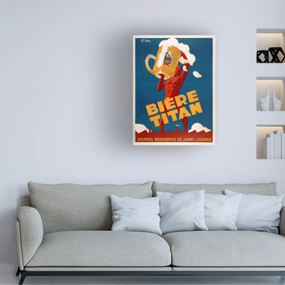 Marcus Jules Biere Titan Canvas Art