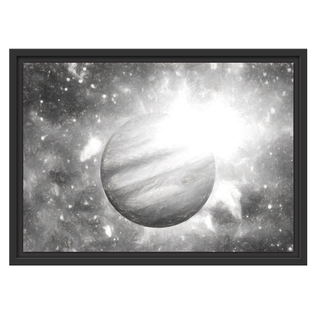 Gerahmtes Wandbild Planet JupiterUniversum Kunst