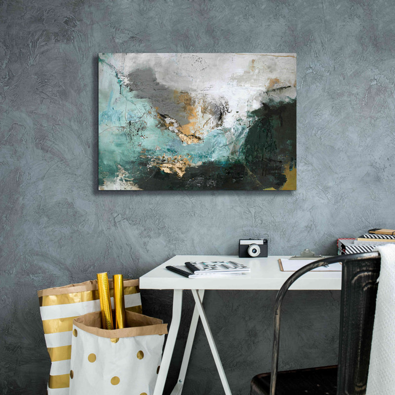 "Arctique vert" par Design Fabrikken sur toile, H 18 po x l 26 po x P 0,75 po