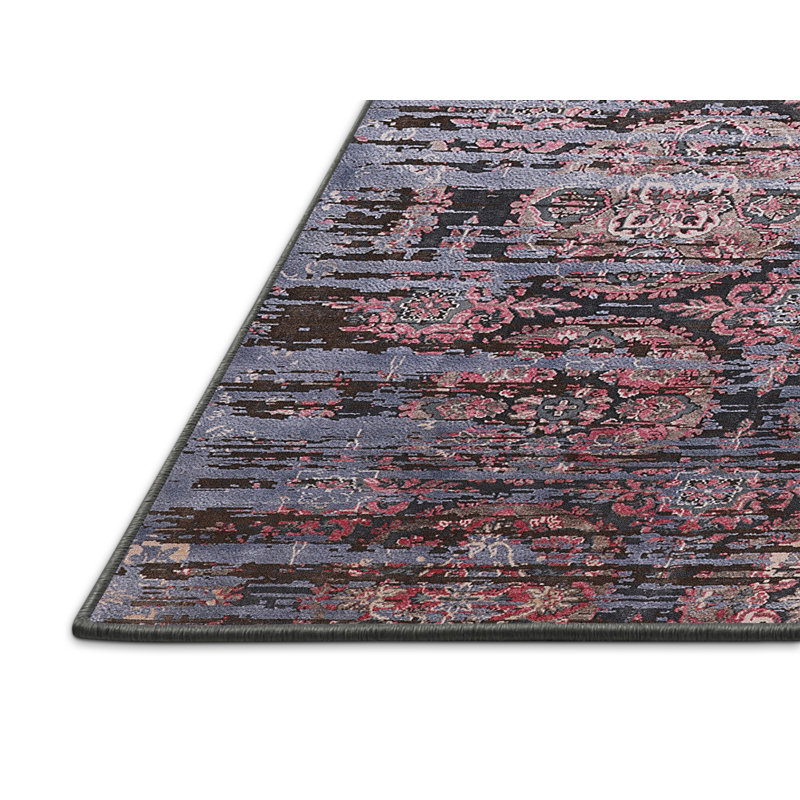 Geometric Indoor Rug, Rectangle 2' x 4'