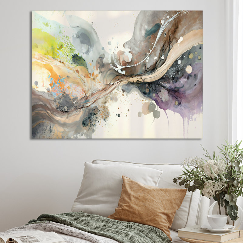 Art mural sur toile Subtile Serenity, H 12 po x l 20 po x P 1 po, Toile tendue