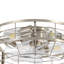 Ventilateur de plafond de 20 pouces avec éclairage encastré sans lame à profil bas, ventilateur de plafond encastré avec télécommande, 6 vitesses et minuterie, ventilateur moderne et silencieux pour la cuisine d'une petite pièce-706550224-706550238-733600771
