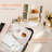 Modern Rectangle Tri-Fold LED Lighted Vanity Magnifying Makeup Mirror, White-1400691693