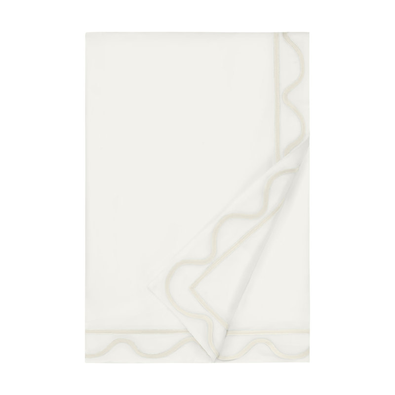 Amalfi Duvet Cover, California King Duvet Cover, Ivory/Ivory