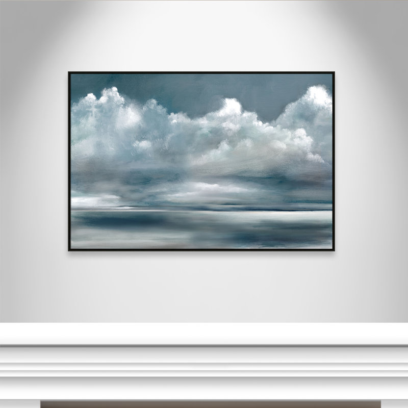 «Moody Seas» par Ruane Manning, Espresso, H 41,5 po x l 61,5 po
