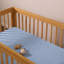 Dewdrop Muslin Crib Sheet