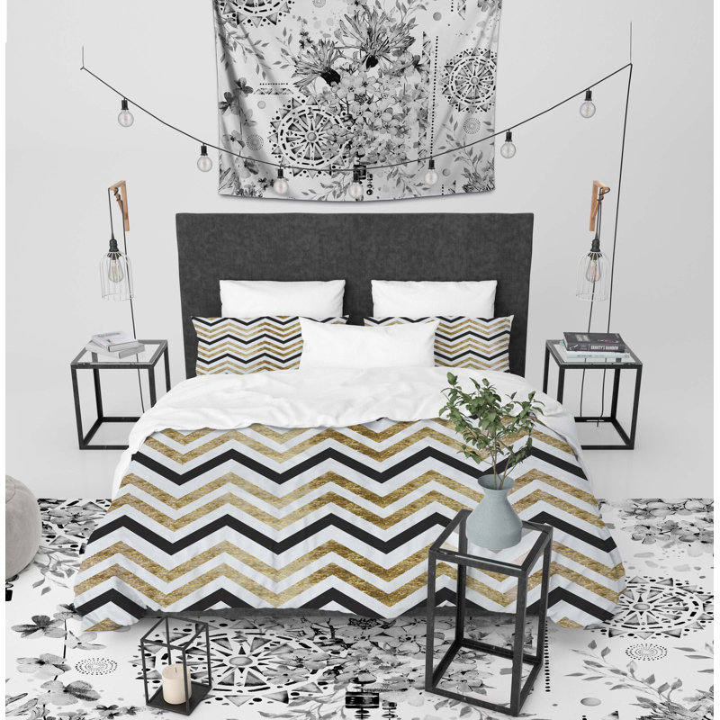 ZigZag Polyester Comforter, Twin Comforter