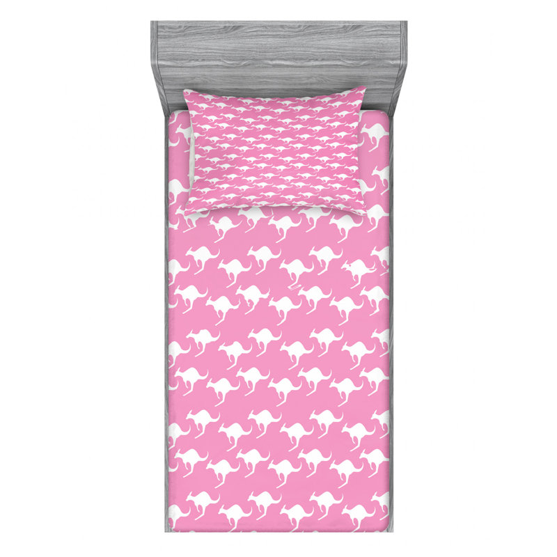 Microfiber Patterned Sheet Set, Twin XL Sheet Set + Fitted Sheet + 1 Pillowcase