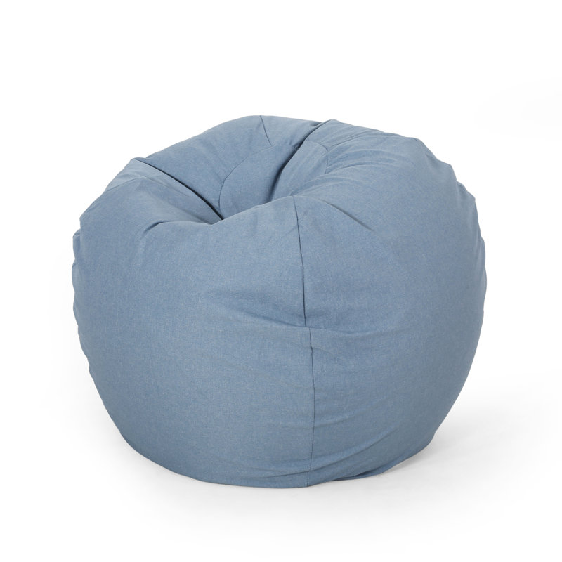 Fauteuil à billes Chrisholm, Tissu sarcelle, H 30 po x l 35 po x P 35 po